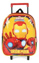 Mini Mochila Rodinhas Avengers Awesome Friends Iron Man