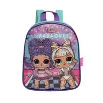 Mini Mochila Simples Escolar Creche Infantil Personagem Lol Surprise