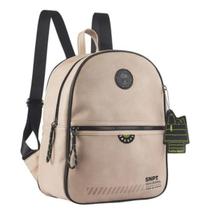 Mini Mochila Snoopy Semax Com Chaveiro Bolsa Costas SP2899 Cor:BegeTamanho:ÚnicoGênero:Feminino