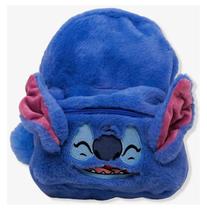 Mini Mochila Stitch 3D Plush C/ Pompom Passeio Zona Criativa
