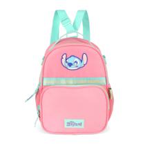 Mini Mochila Térmica Stitch Ohana Rosa Luxcel Lançamento 2026