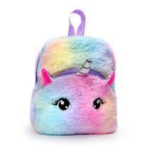 Mini Mochila Unicornio Pelucia Mini Mochila Unicornio Pelucia
