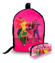 Mini Mochila Urbana + Estojo - Os Rosas Grupo - Lançamento