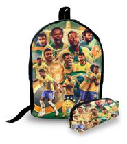 Mini Mochila Urbana + Estojo - Seleção Brasil - Lançamento