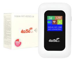 Mini Modem 4 e 5G Wifi Com Velocidade De Até 150 Megas Lcd Mini Modem 4 e 5G Wifi Com Velocidade De Até 150 Megas Lcd
