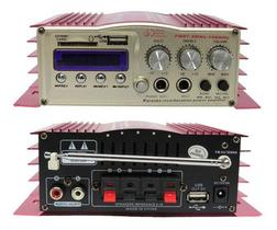 Mini Modulo Amplificador Karaoke 400 Watts C/ Bluetooth Usb