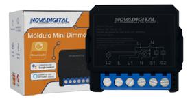 Mini Módulo Dimmer Inteligente Zigbee 2 Canais Novadigi 2 Canais 127/220v MS-DMZB-2 Mini Módulo Dimmer Inteligente Zigbee 2 Canais Novadigi 2 Canais 127/220v MS-DMZB-2