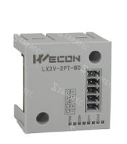 Mini Módulo Expansão CLP Wecon-LX3V-2PT-BD - 2 Entradas Sensor Tipo Pt100 Para Cpu - 24Vcc