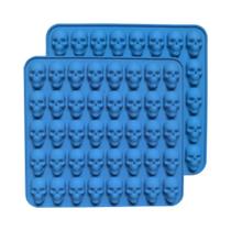 Mini Molde De Silicone Em Forma De Caveira Com 40 Cavidades Antiaderente Para Chocolate, Doces,