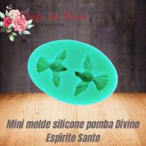Mini molde de silicone pomba divino espirito santo 471fm - Chefs da Casa