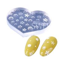 Mini Moldes de Silicone 3D para Unhas - Alfabeto, Flores e Pétala Grande