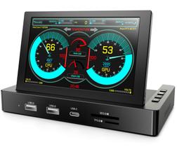 Mini monitor KOGODA de 5" IPS com hub USB e alto-falantes Mini monitor KOGODA de 5" IPS com hub USB e alto-falantes