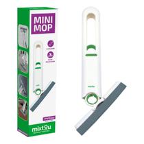Mini Mop Articulado Rodinho Super Absorvente Multiuso Vidro Pia Mini Mop Articulado Rodinho Super Absorvente Multiuso Vidro Pia