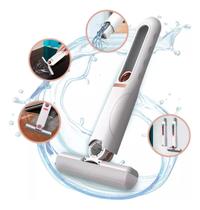 Mini Mop Esfregão Limpeza Dobrável Ajustável Esponja Absorvente para Vidros e Janelas