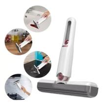 Mini Mop Portátil Retrátil Esponja Absorvente Auto Torção Limpa Vidros Pia Bancada Branco