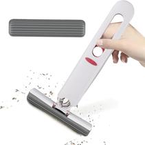 Mini Mop Rodo De Pia Limpeza de Vidro Box Mesa Janelas Carros Com Esponja Absorvente Lavável 180 Gra Mini Mop Rodo De Pia Limpeza de Vidro Box Mesa Janelas Carros Com Esponja Absorvente Lavável 180 Gra