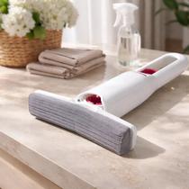 Mini Mop Rodo Esfregão Dobrável de Limpeza Multiuso Portátil Branco