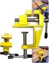 Mini Morsa De Bancada Profissional Torno Mesa Fixa 30mm