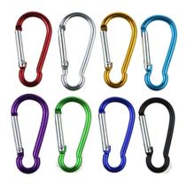 Mini Mosquetão De Alumínio Clipe P/ Camping Chaveiro - 1un. Mini Mosquetão De Alumínio Clipe P/ Camping Chaveiro - 1un.