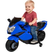 Mini Motinha Elétrica Infantil Importway Azul 6V Luzes LED e Som Mini Motinha Elétrica Infantil Importway Azul 6V Luzes LED e Som