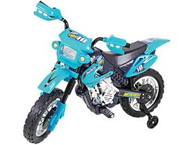 Mini Motinha Elétrica Infantil Motocross Azul P/ Crianças - Xplast Brinquedos