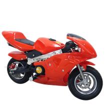 Mini Moto a Gasolina 49cc 2 Tempos Freio a Disco Preta