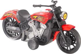 Mini Moto Big Chopper De Brinquedo C/ Fricção 43cm Bs Toys
