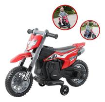 Mini Moto Cross Infantil Elétrica 6V Recarregável Triciclo Criança Vermelha Bivolt ImportWay BW233VM Mini Moto Cross Infantil Elétrica 6V Recarregável Triciclo Criança Vermelha Bivolt ImportWay BW233VM