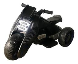 Mini Moto Elétrica 6v Com Luzes Som Usb Mp3 Para Crianças Até 25kg Marca Importway Cor Preta
