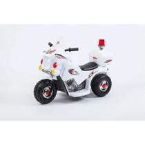 Mini Moto Elétrica 6v Infantil Branca com Baú - Zippy Toys