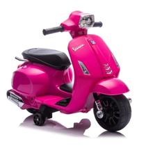 Mini Moto Eletrica 6v Licenciado Vespa Rosa