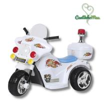 Mini moto eletrica branco 6v - importway