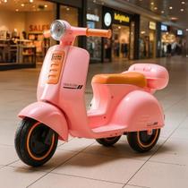 Mini Moto Elétrica Classica Frente e Ré Bateria 6v Som e Luz Mini Moto Elétrica Classica Frente e Ré Bateria 6v Som e Luz