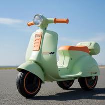 Mini Moto Elétrica Classica Frente e Ré Bateria 6v Som e Luz