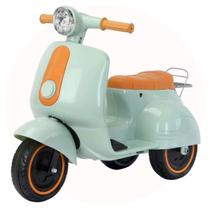 Mini Moto Elétrica Classica Frente e Ré Bateria 6v Som e Luz