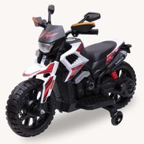 Mini Moto Elétrica Esportiva Infantil com Luz Led Som Motor