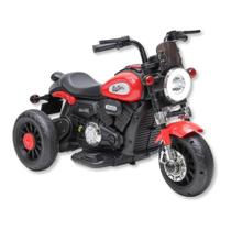 Mini moto eletrica halei 6v vermelha (ce24422) - zippy toys