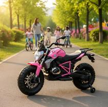 Mini Moto Elétrica Infantil 12v Com Pneus De Borracha Eva!
