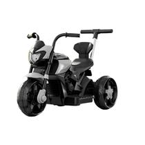 Mini Moto Elétrica Infantil 6v Race Preta Com Empurrador Mini Moto Elétrica Infantil 6v Race Preta Com Empurrador