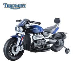 Mini moto eletrica infantil 6v triumph rocket custom classic bw382 cor:azul Mini moto eletrica infantil 6v triumph rocket custom classic bw382 cor:azul
