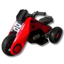 Mini Moto Elétrica Infantil 6v Vermelha Com Luzes e Som Bivolt Recarregável Importway