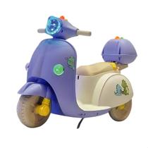 Mini Moto Elétrica Infantil Baby Dinossauro 6v Lilás Roxo Mini Moto Elétrica Infantil Baby Dinossauro 6v Lilás Roxo