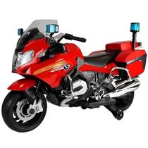 Mini Moto Elétrica Infantil Bateria 12V Bmw R 1200RT Som Farol Led Licenciada Importway Bw-316