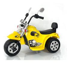 Mini Moto Elétrica Infantil Bateria 6v Brinquedo Tipo Harley