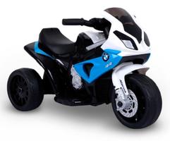 Mini Moto Elétrica Infantil BMW Azul Zippy Toys Crianças Diversos Modelos Suporta 25kg Bateria Recarregável