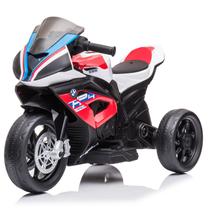 Mini Moto Elétrica Infantil BMW HP4 6V Vermelho com Músicas