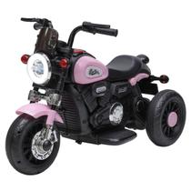 Mini Moto Elétrica Infantil Halei Bateria 6v Som Motor Luz de Led