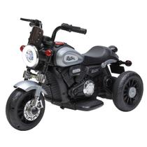 Mini Moto Elétrica Infantil Halei Bateria 6v Som Motor Luz de Led