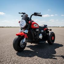 Mini Moto Elétrica Infantil Halei Bateria 6v Som Motor Luz de Led