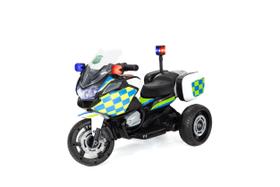 Mini Moto Elétrica Infantil Motorizado Polícia Baby Style
